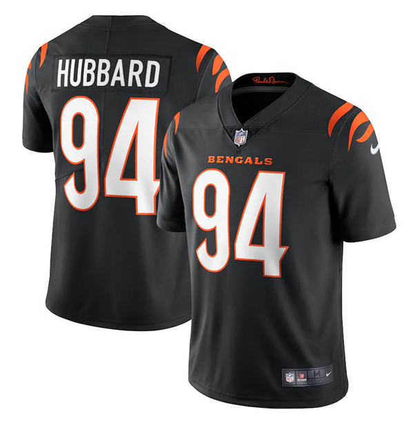 Women's Cincinnati Bengals #94 Sam Hubbard 2021 Black NFL Vapor Limited Stitched Jersey(Run Small)